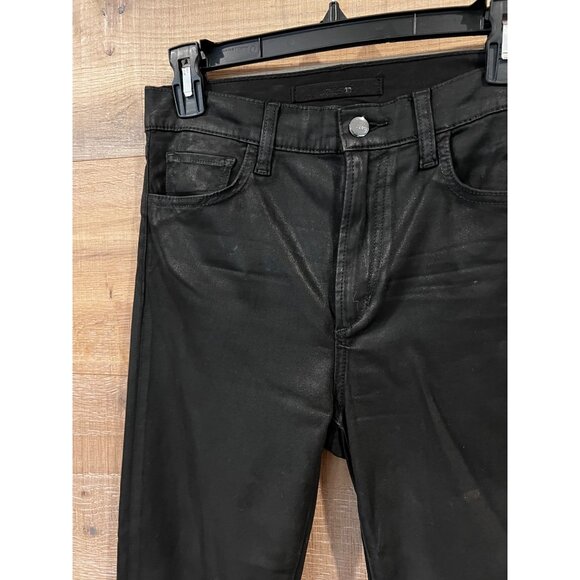 JOE's jeans The Charlie Coated High-Rise Skinny Jeans In Black size 27 NEW - Picture 4 of 9